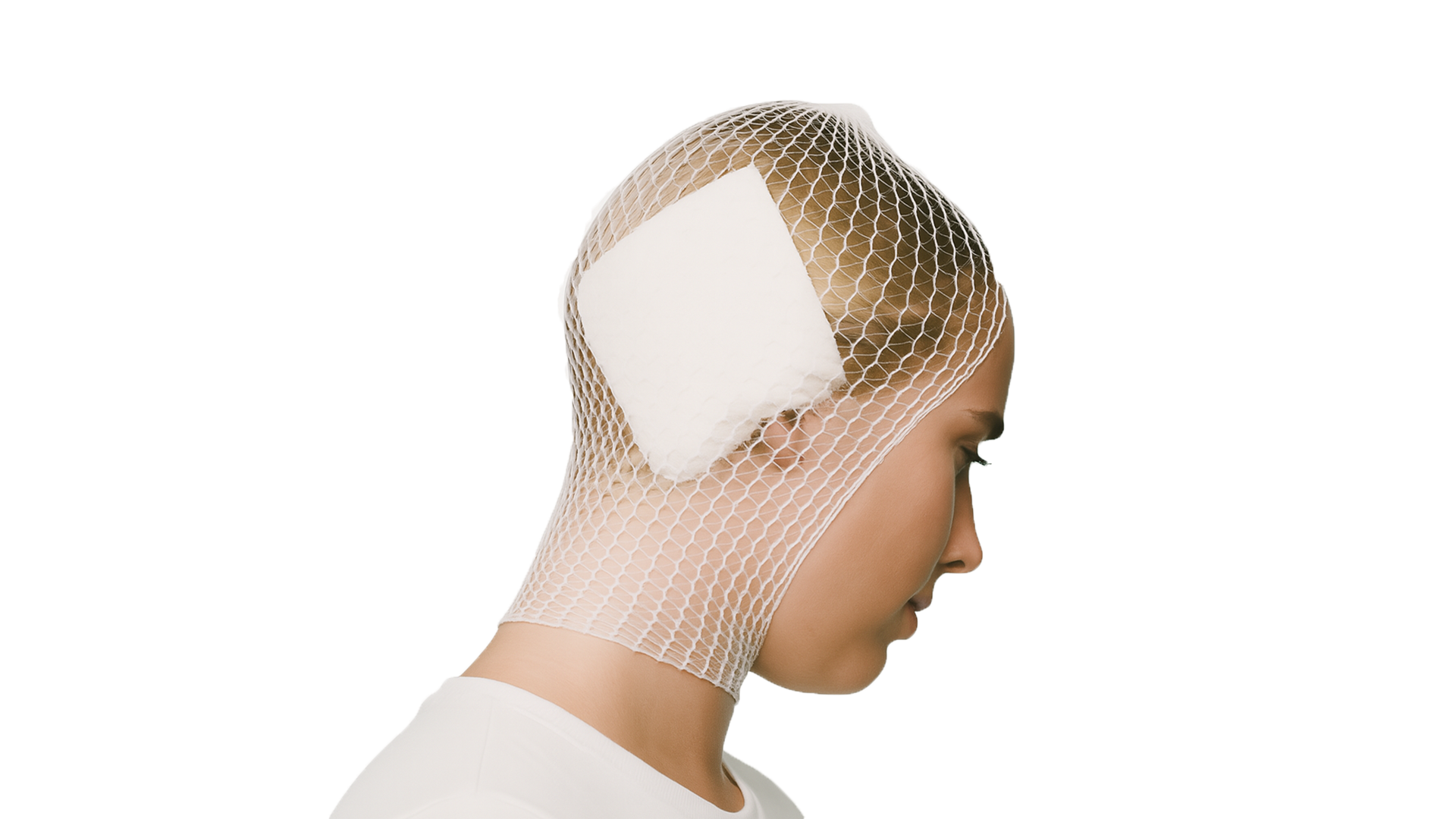 Bandafix head with bandage