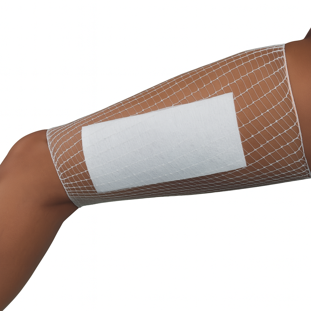 Bandafix upper leg with bandage