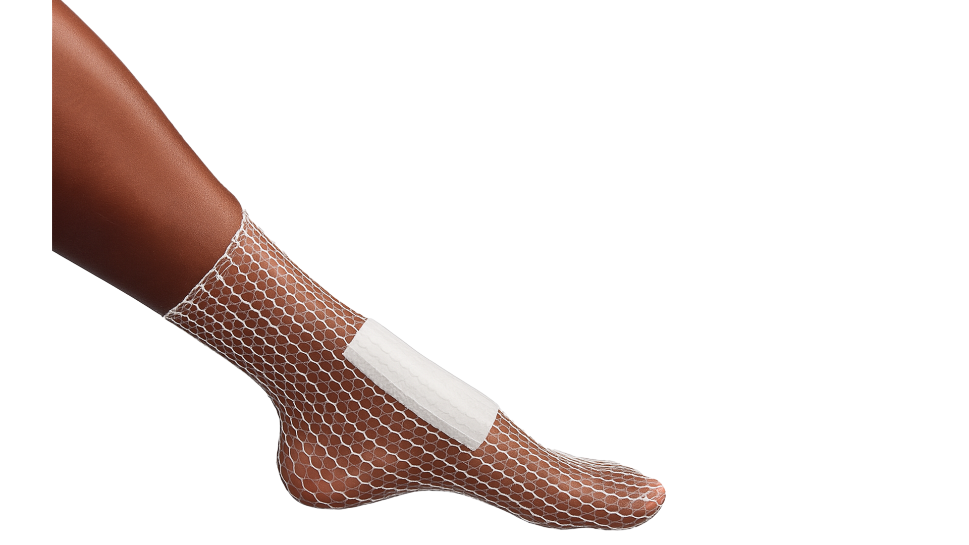 Bandafix om enkel met verband